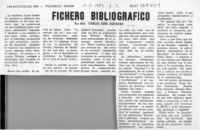 Fichero bibliográfico