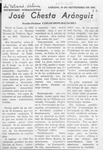 José Chesta Aránguiz  [artículo] Carlos René Ibacache.