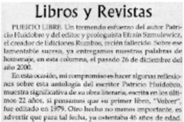 Libros y revistas