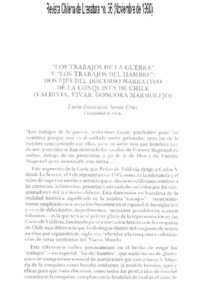 "Los trabajos de la guerra" y "los trabajos del hambre"
