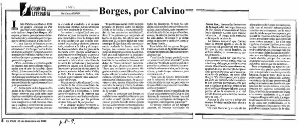 Borges, por Calvino