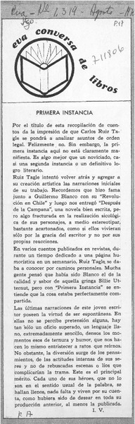 Primera instancia