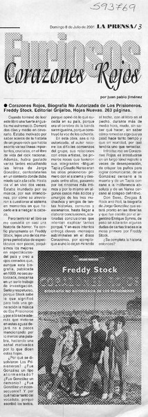 Furiosos corazones rojos  [artículo] Juan Pablo Jiménez