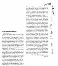 Lo que queda de Borges  [artículo] Gustavo Jiménez Fernández.