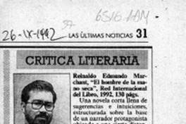 Crítica literaria  [artículo] Carlos Jorquera Alvarez.