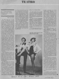 El fascinante mundo del Café-Concert