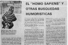 El "Homo sapiens" y otras búsquedas humorísticas