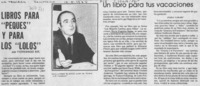 Libros para "peques" y para los "lolos"