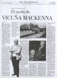 El sueño de Vicuña Mackenna
