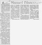 Manuel Blanco  [artículo] Miguel Laborde.