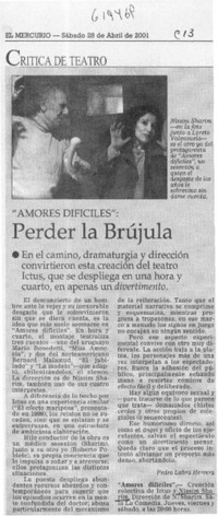 Perder la brújula  [artículo] Pedro Labra Herrera