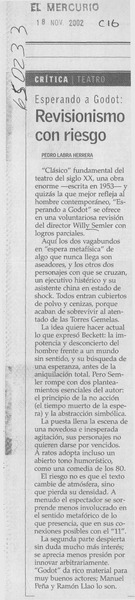 Revisionismo con riesgo  [artículo] Pedro Labra Herrera