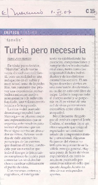 Turbia pero necesaria