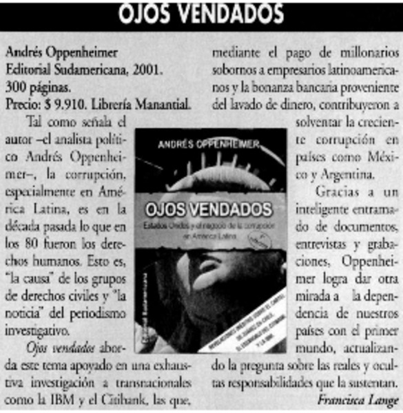 Ojos vendados