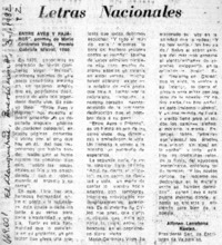Letras nacionales