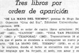 "De la mano del tiempo"