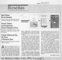 Antologías  [artículo] Ana María Larraín.