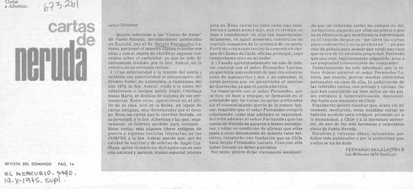 Cartas de Neruda