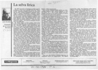La selva lírica