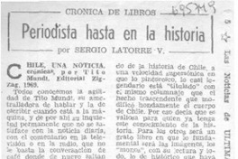 Periodista hasta en la historia