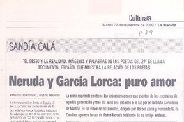 Neruda y García Lorca: puro amor