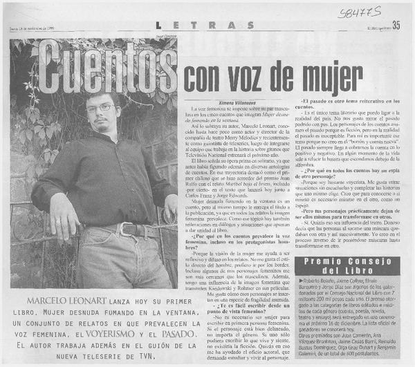 Cuentos con voz de mujer  [artículo] Ximena Villanueva