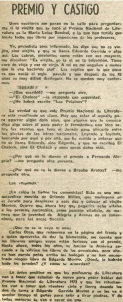 Premio y castigo