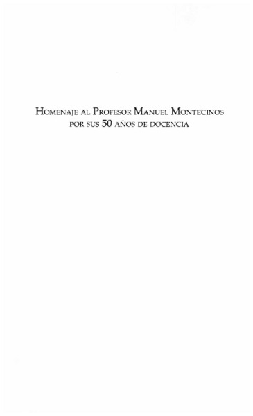 Homenaje al profesor Manuel Montecinos por sus 50 años de docencia