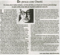 De pesca con Onetti