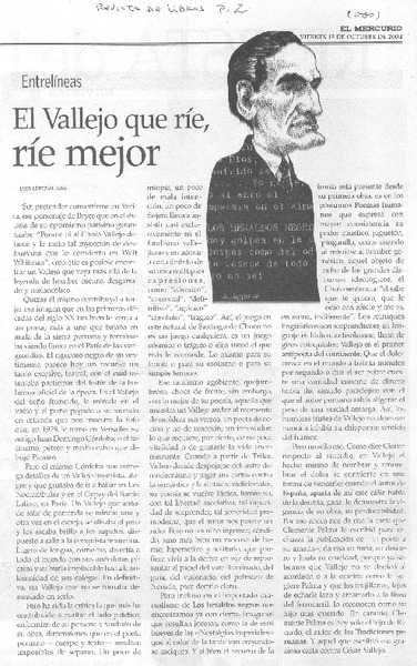 El Vallejo que ría, ríe mejor