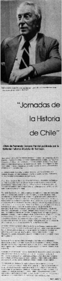 Jornadas de la historia de Chile"