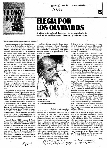 Elegía por los olvidados