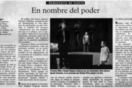 En nombre del poder