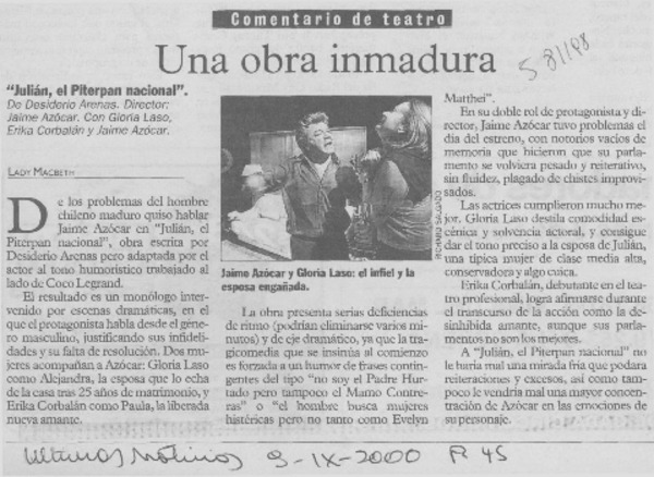Un aobra inmadura