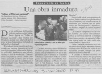 Un aobra inmadura