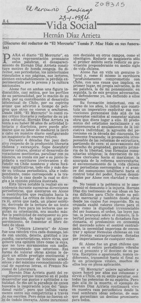 Hernán Díaz Arrieta