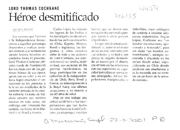 Héroe desmitificado
