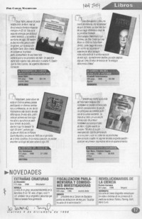 Libros  [artículo] Carlos Maldonado.