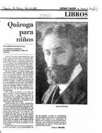 Quiroga para niños