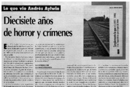 Diecisiete años de horror y crímenes