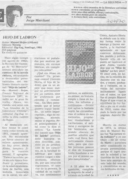 Hijo de ladrón