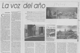 La voz del año