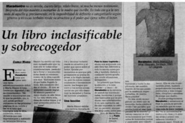 Un libro inclasificable y sobrecogedor