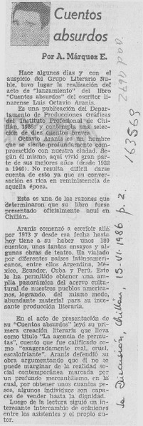 Cuentos absurdos