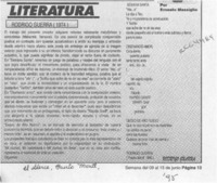 Rodrigo Guerra  [artículo] Ernesto Massiglio.