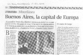 Buenos Aires, la capital de Europa