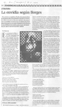 La envidia según Borges