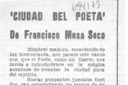 Ciudad del poeta"