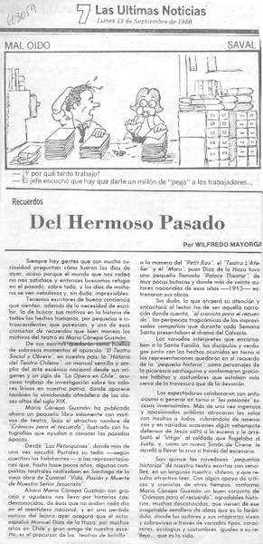 Del hermoso pasado