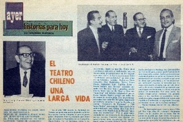 El teatro chileno una larga vida